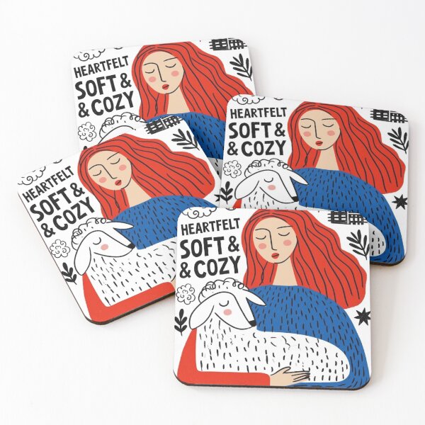 Item preview, Sheared Audacity: Redhead Aggressively Snuggles Sheep for 'Simple Joy' Points designed and sold by Print Fiction.