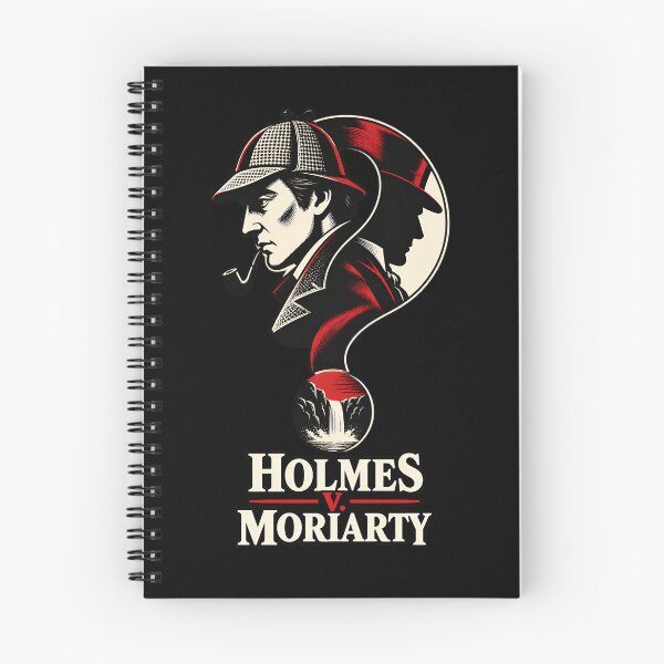Item preview, Sherlock Holmes vs Moriarty Crimson Question designed and sold by Fenay Designs.