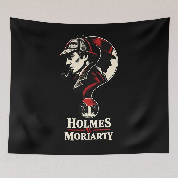 Item preview, Sherlock Holmes vs Moriarty Crimson Question designed and sold by Fenay Designs.