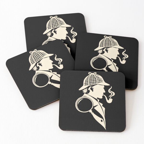 Item preview, Sherlock Holmes: Pen Nib Detective Silhouette designed and sold by Fenay Designs.