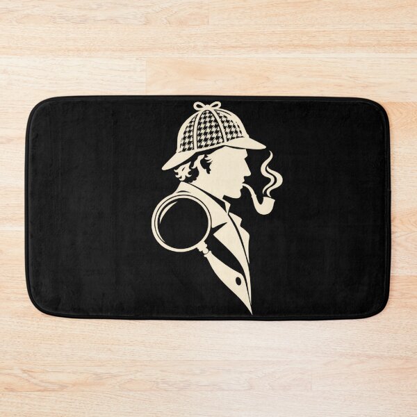 Item preview, Sherlock Holmes: Pen Nib Detective Silhouette designed and sold by Fenay Designs.