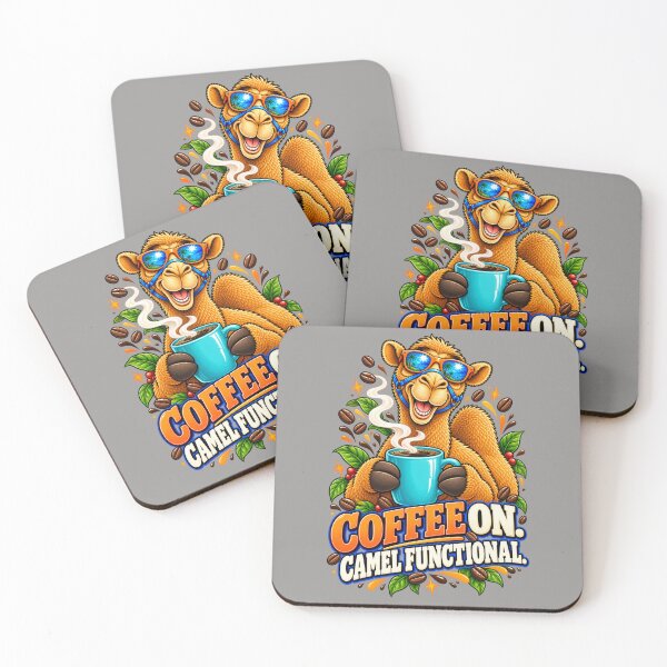 Item preview, Coffee On. Camel Functional – Funny Camel T-Shirt Animal Graphic Camel T-Shirt designed and sold by Camel & Quirk.