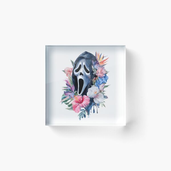 Aperçu de l'œuvre Floral Ghost Face créée et vendue par Instant Printing.