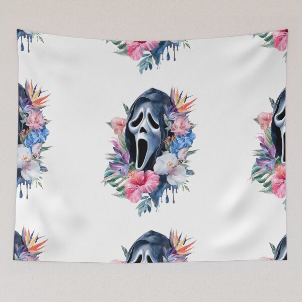 Item preview, Floral Ghost Face designed and sold by Instant Printing.