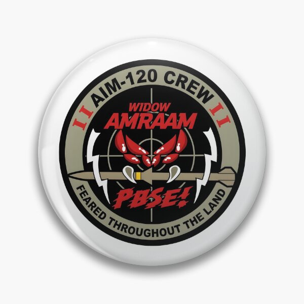Item preview, USAF AIM-120 AMRAAM Widow Crew Weapons Patch designed and sold by CharlieDesings.