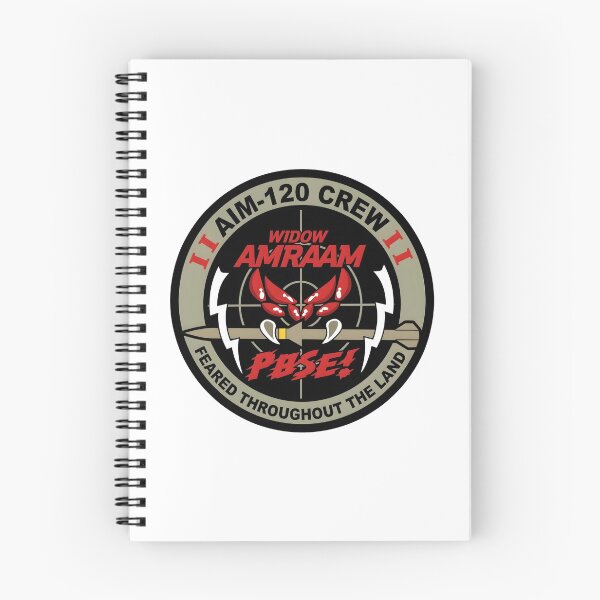 Item preview, USAF AIM-120 AMRAAM Widow Crew Weapons Patch designed and sold by CharlieDesings.