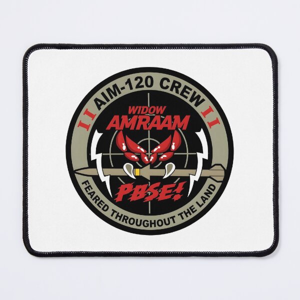 Item preview, USAF AIM-120 AMRAAM Widow Crew Weapons Patch designed and sold by CharlieDesings.
