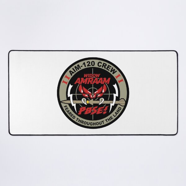 Item preview, USAF AIM-120 AMRAAM Widow Crew Weapons Patch designed and sold by CharlieDesings.