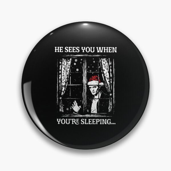 Item preview, He Sees You When You’re Sleeping Creepy Santa Scene designed and sold by Mind-Drift.