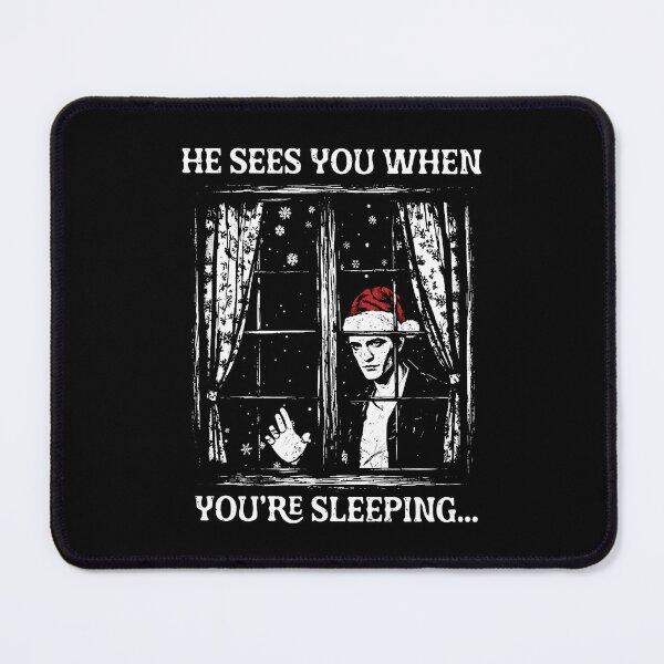 Item preview, He Sees You When You’re Sleeping Creepy Santa Scene designed and sold by Mind-Drift.