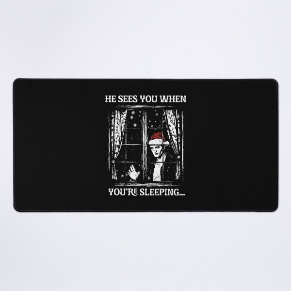 Item preview, He Sees You When You’re Sleeping Creepy Santa Scene designed and sold by Mind-Drift.