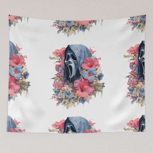 Item preview, Floral Halloween Ghost Face designed and sold by Instant Printing.