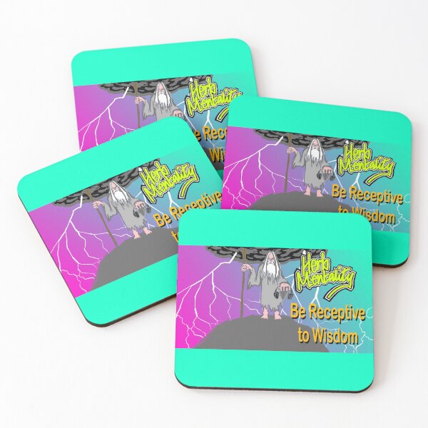 Item preview, Be Receptive to Wisdom (teal) designed and sold by Herb-Mentality.