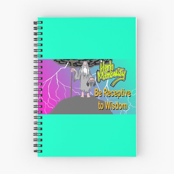 Item preview, Be Receptive to Wisdom (teal) designed and sold by Herb-Mentality.