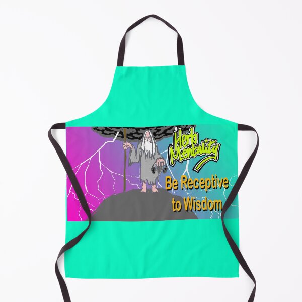 Item preview, Be Receptive to Wisdom (teal) designed and sold by Herb-Mentality.