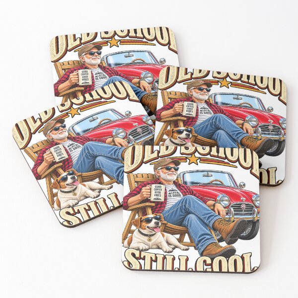 Item preview, Old School, Still Cool – Retro Humor designed and sold by JanChryzostom.