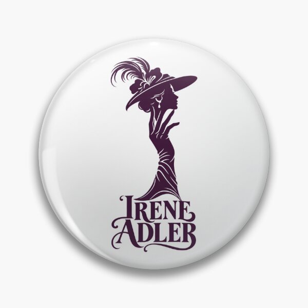 Artikelvorschau, Sherlock Holmes: Irene Adler Lila Silhouette entworfen und verkauft von Fenay Designs.