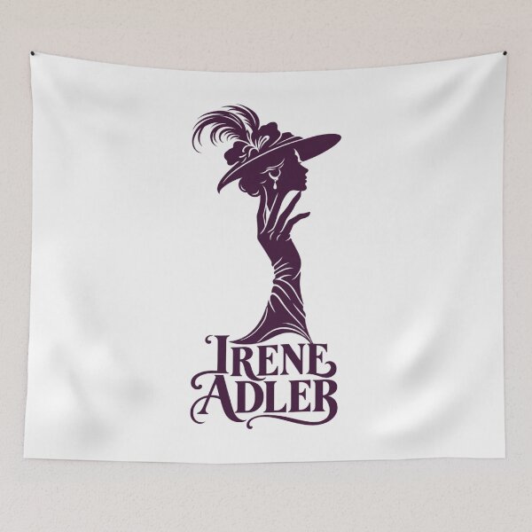 Artikelvorschau, Sherlock Holmes: Irene Adler Lila Silhouette entworfen und verkauft von Fenay Designs.