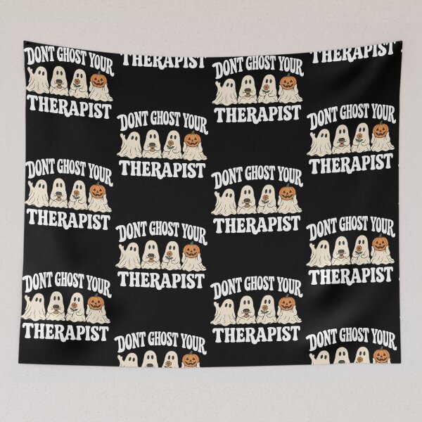 Item preview, Don't Ghost Your Therapist Halloween Ghost Humor designed and sold by Glow-Paw-Studio.