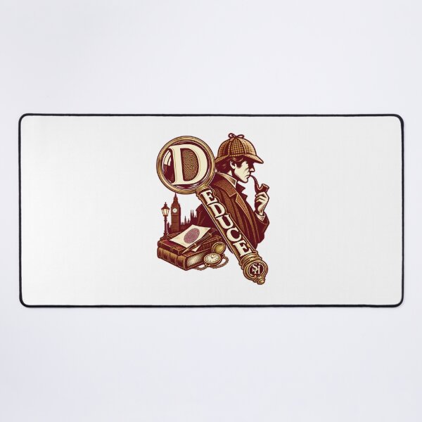 Item preview, Sherlock Holmes: Deduce in Burgundy and Gold designed and sold by Fenay Designs.