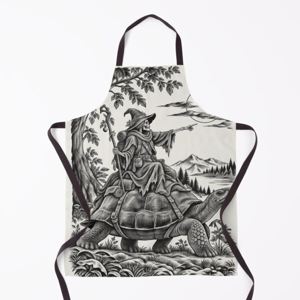 Item preview, Skeleton Adventurer Tortoise Rider – Vintage Fantasy Art designed and sold by AmiGraph.
