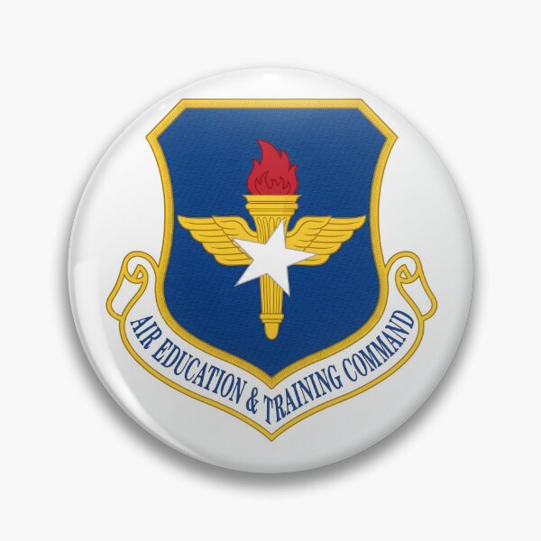 Item preview, USAF Air Education and Training Command Crest Patch designed and sold by CharlieDesings.