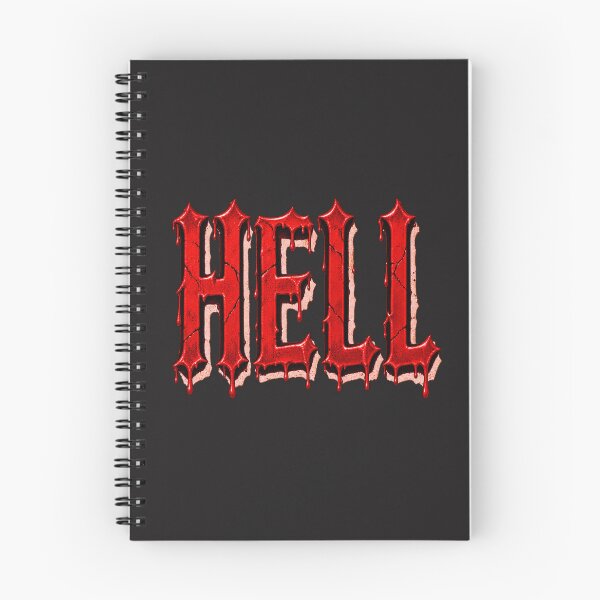Item preview, Hell – Blood Red Dripping Gothic Horror Lettering designed and sold by MetaModel Editions.