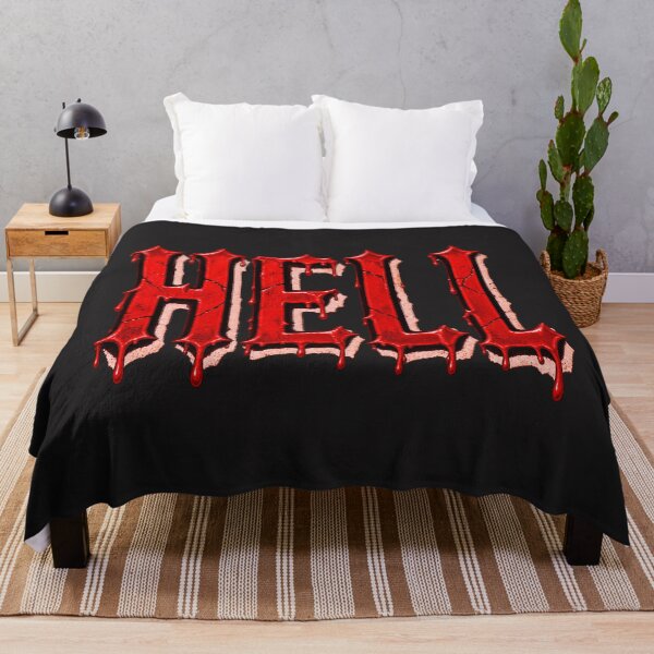 Item preview, Hell – Blood Red Dripping Gothic Horror Lettering designed and sold by MetaModel Editions.