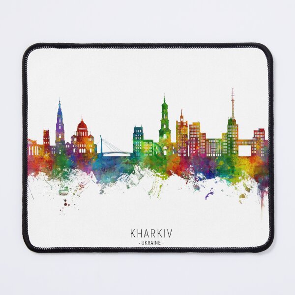 Item preview, Kharkiv Ukraine Skyline designed and sold by ArtPrints.