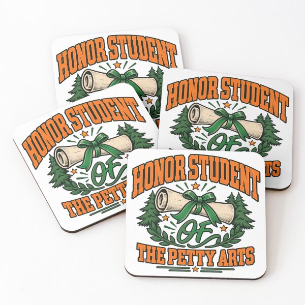 Item preview, Honor Student of the Petty Arts Sarcastic Raccoon designed and sold by Trendably.
