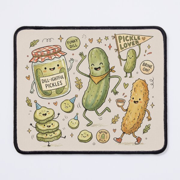 Item preview, Cute Pickle Lover Funny Pickle Party designed and sold by dudelinart.