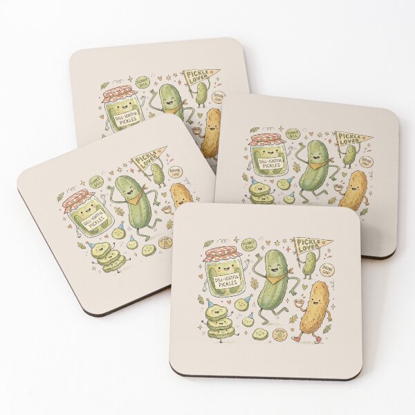 Item preview, Cute Pickle Lover Funny Pickle Party designed and sold by dudelinart.