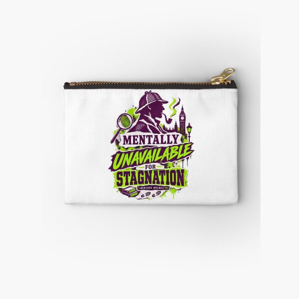 Item preview, Sherlock Holmes: Mentally Unavailable Neon Collage designed and sold by Fenay Designs.