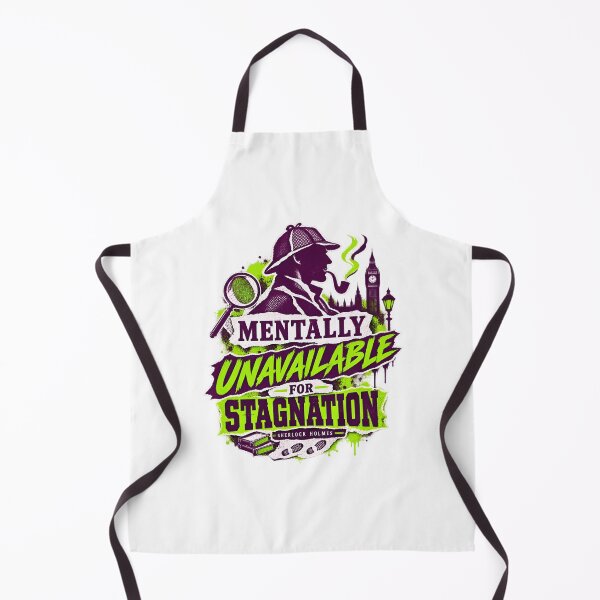 Item preview, Sherlock Holmes: Mentally Unavailable Neon Collage designed and sold by Fenay Designs.