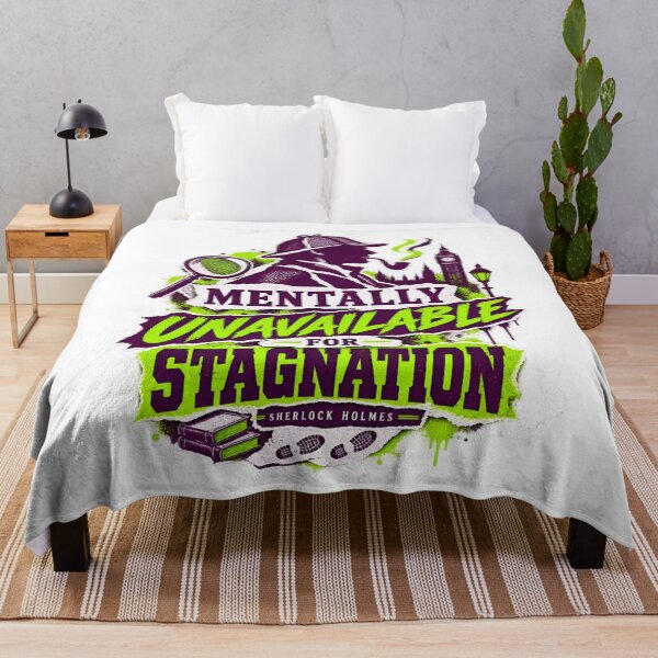 Item preview, Sherlock Holmes: Mentally Unavailable Neon Collage designed and sold by Fenay Designs.