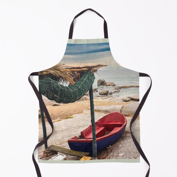Item preview, Seaside Beach Tavern Decor with Old Boat under Stormy Sky designed and sold by Faith Based Decor .