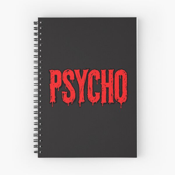 Item preview, Psycho – Distressed Blood Red Horror Grunge Typography designed and sold by MetaModel Editions.