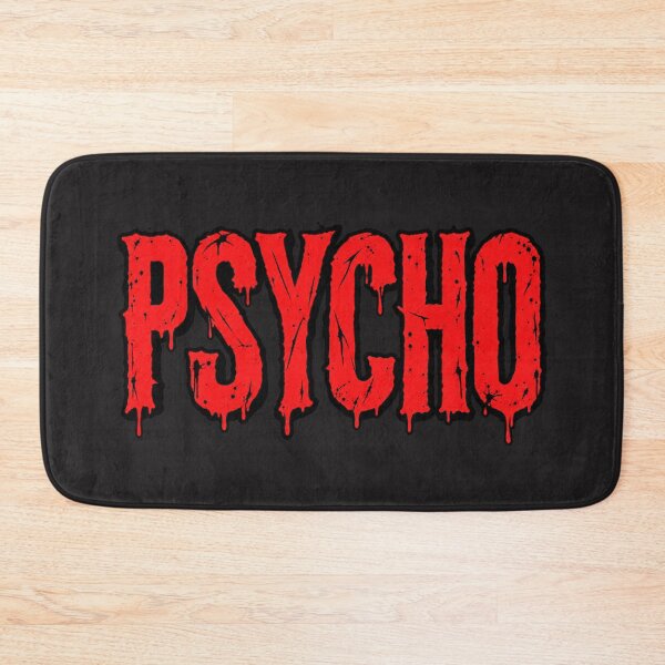 Item preview, Psycho – Distressed Blood Red Horror Grunge Typography designed and sold by MetaModel Editions.