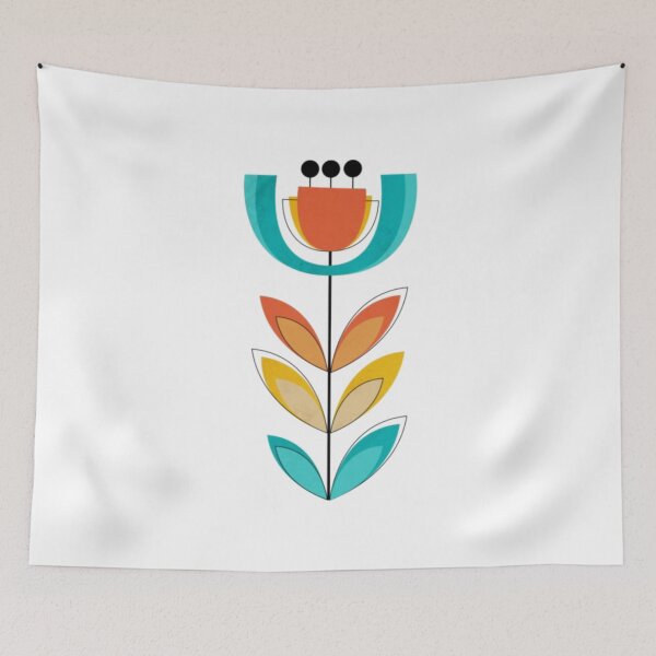Item preview, Mid Century Flower 10 designed and sold by alvablakefg.