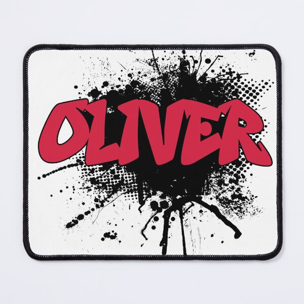 Item preview, Oliver Name  In Red Graffiti designed and sold by aligchi.