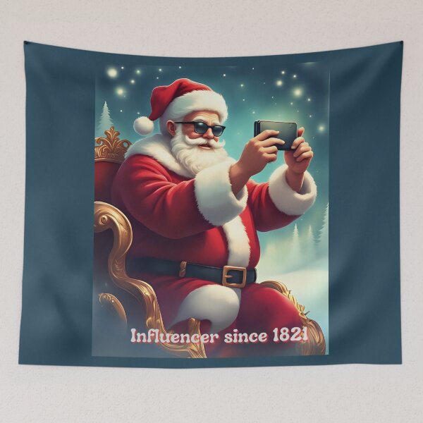 Item preview, Influencer Since 1821, Santa Selfie 1 designed and sold by soin10s-designs.