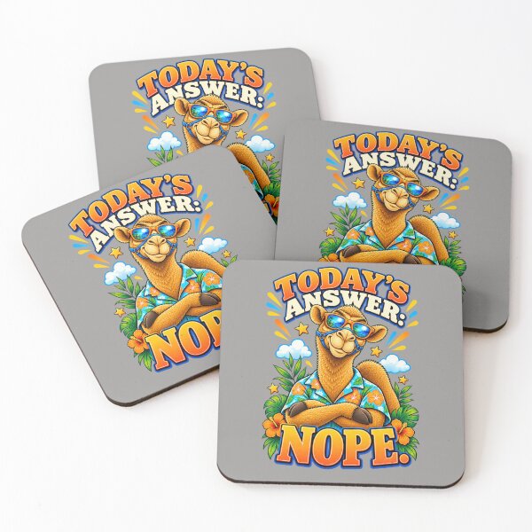 Item preview, Today’s Answer: Nope – Funny Camel T-Shirt Animal Graphic Camel T-Shirt designed and sold by Camel & Quirk.