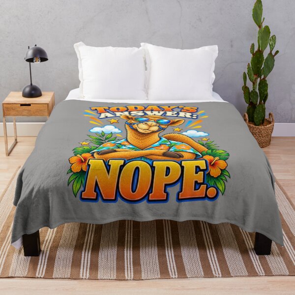 Item preview, Today’s Answer: Nope – Funny Camel T-Shirt Animal Graphic Camel T-Shirt designed and sold by Camel & Quirk.
