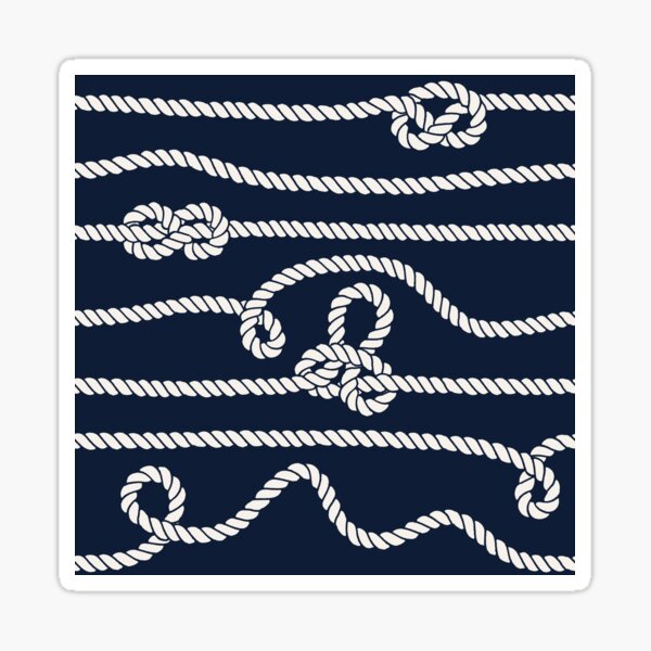 Intricate Rope Pattern Sticker