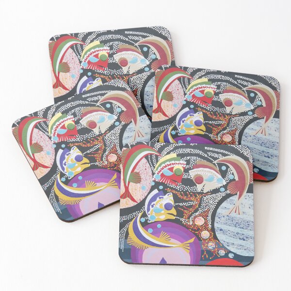 Item preview, Weeping Space Fish – Climate Change Collage designed and sold by SamuraiSixCoin.