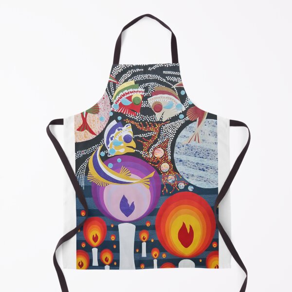 Item preview, Weeping Space Fish – Climate Change Collage designed and sold by SamuraiSixCoin.