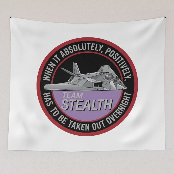 Item preview, USAF F-117 Nighthawk Team Stealth Precision Strike Patch designed and sold by CharlieDesings.