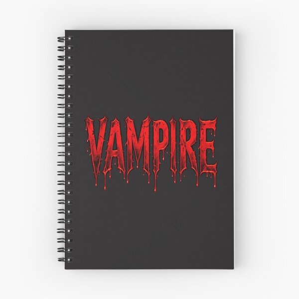 Item preview, Vampire – Blood Red Dripping Gothic Horror Typography designed and sold by MetaModel Editions.
