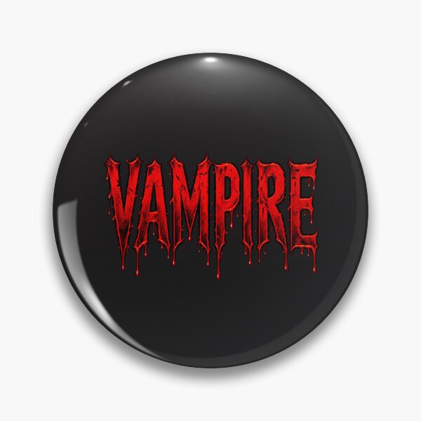 Item preview, Vampire – Blood Red Dripping Gothic Horror Typography designed and sold by MetaModel Editions.