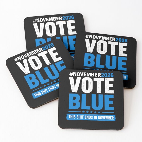 Item preview, November 2026 Vote Blue Political Election Statement designed and sold by Mind-Drift.